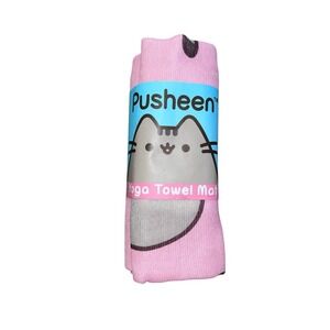 Pusheen Cat Yoga Towel Mat From 2019 Spring Box  72" x  24" Pink